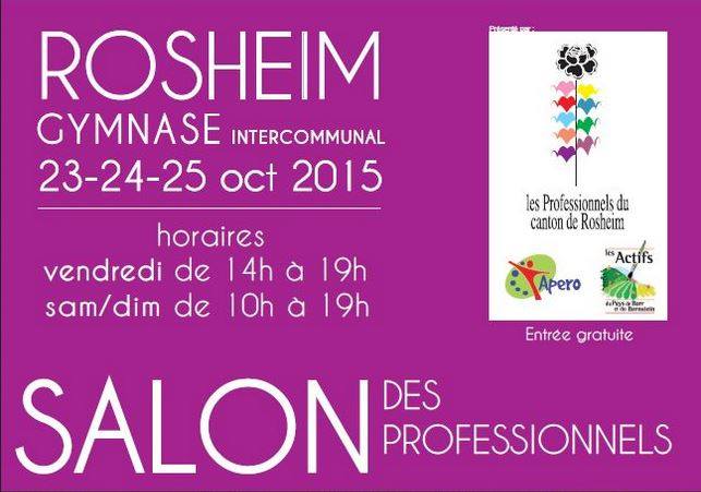 Lire la suite à propos de l’article Nos adhérents seront présents au Salon des professionnels du Canton de Rosheim (23/25 oct 2015)
